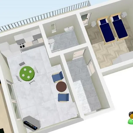 In With Seaview, Terrace, Air Condition, Wifi * טרוגיר